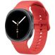 Ремінець Deexe Soft Silicone для Samsung Galaxy Watch 8 (40/44mm) / 8 Classic - Red (384153R). Фото 2 з 6