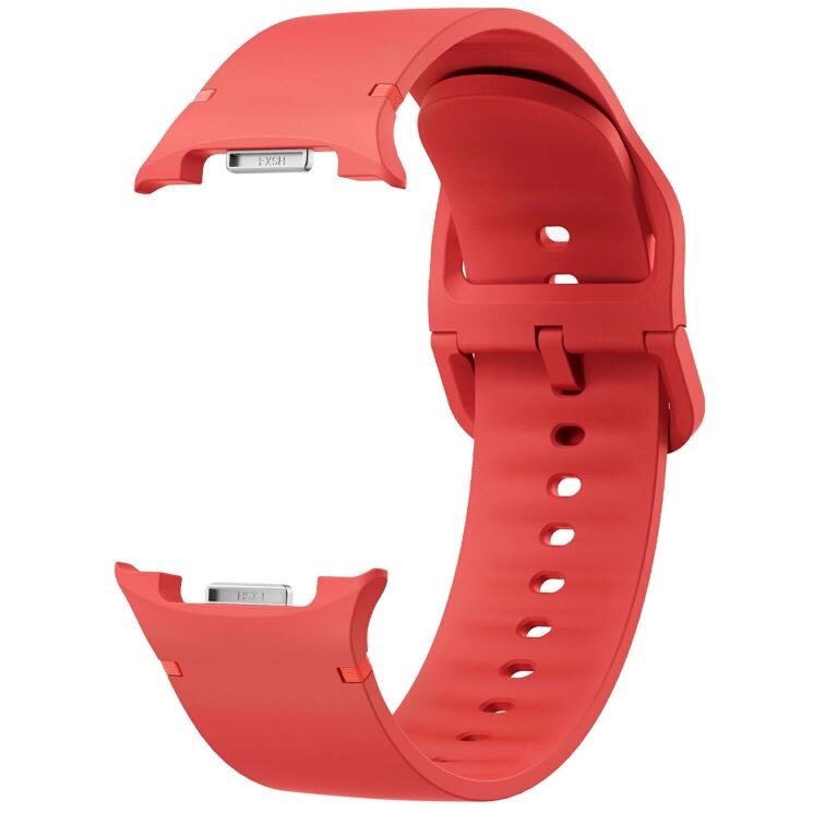 Ремінець Deexe Soft Silicone для Samsung Galaxy Watch 8 (40/44mm) / 8 Classic - Red: фото 3 з 6
