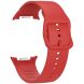 Ремінець Deexe Soft Silicone для Samsung Galaxy Watch 8 (40/44mm) / 8 Classic - Red (384153R). Фото 1 з 6