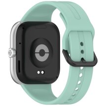 Ремешок Deexe Soft Silicone для Xiaomi Redmi Watch 4 / 5 / Mi Smart Band 8 Pro / Band 9 Pro - Teal: фото 1 из 9