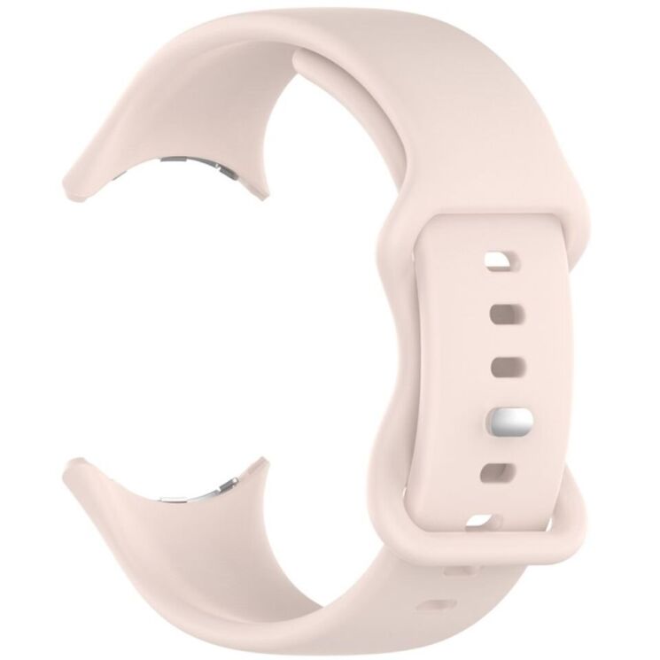 Ремешок Deexe Soft Touch для Google Pixel Watch / Watch 2 / Watch 3 (41mm) - Pink: фото 3 из 4