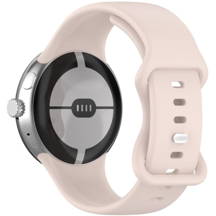 Ремешок Deexe Soft Touch для Google Pixel Watch / Watch 2 / Watch 3 (41mm) - Pink: фото 1 из 4