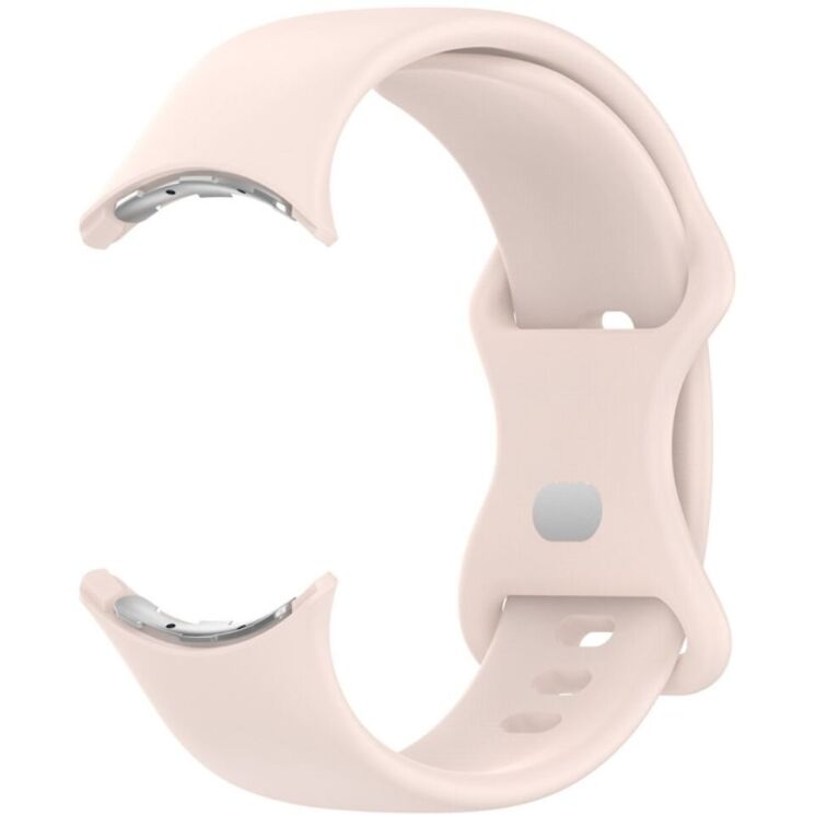 Ремешок Deexe Soft Touch для Google Pixel Watch / Watch 2 / Watch 3 (41mm) - Pink: фото 4 из 4
