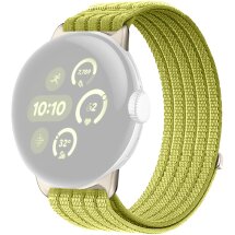 Ремешок Deexe Soft Weave для Google Pixel Watch 4 / 3 / 2 / 1 (41mm) - Light Green: фото 1 из 5
