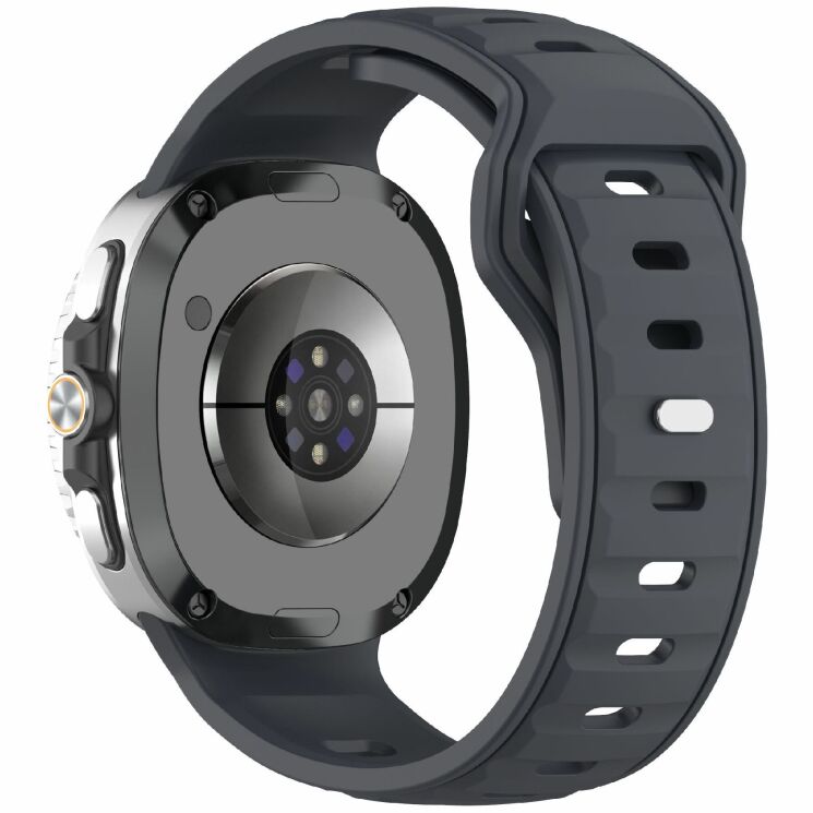 Ремінець Deexe Sport Band для Samsung Galaxy Watch 8 (40/44mm) / 8 Classic - Grey: фото 1 з 6