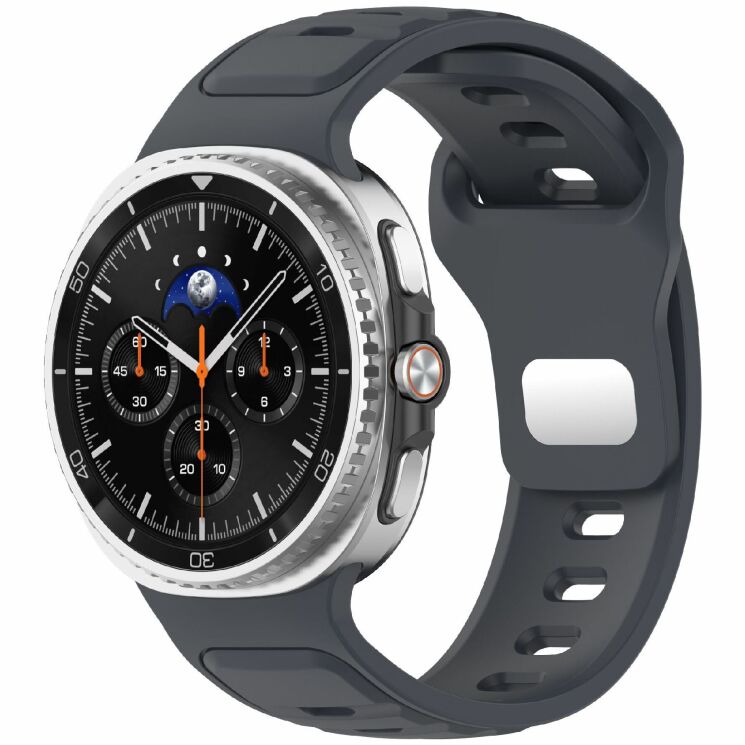 Ремінець Deexe Sport Band для Samsung Galaxy Watch 8 (40/44mm) / 8 Classic - Grey: фото 2 з 6