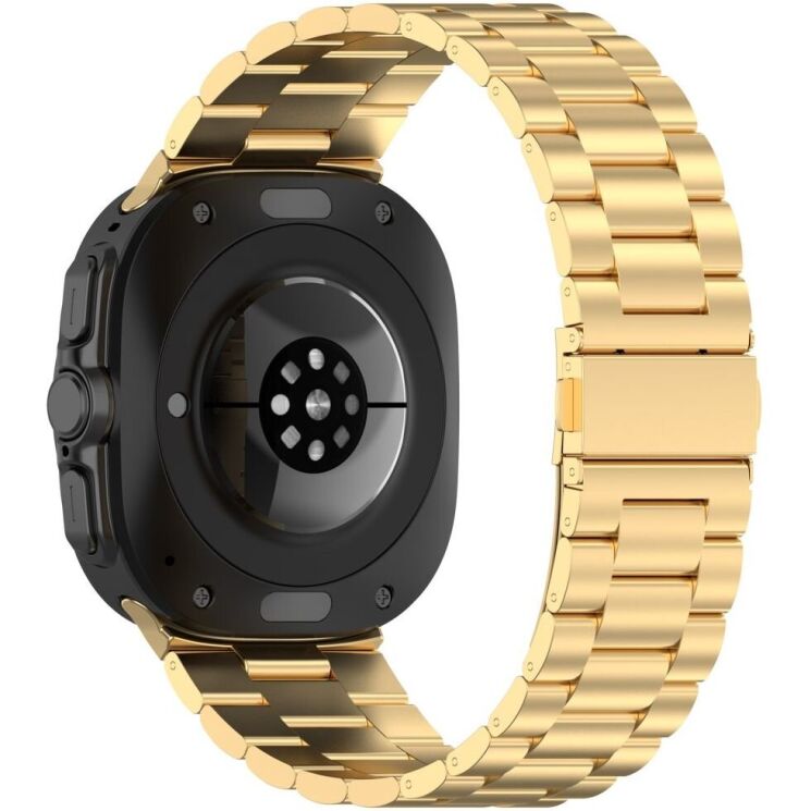 Ремешок Deexe Stainless Steel для Samsung Galaxy Watch Ultra (47mm) - Gold: фото 1 из 9