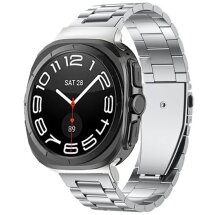 Ремешок Deexe Stainless Steel для Samsung Galaxy Watch Ultra (47mm) - Silver: фото 1 из 4