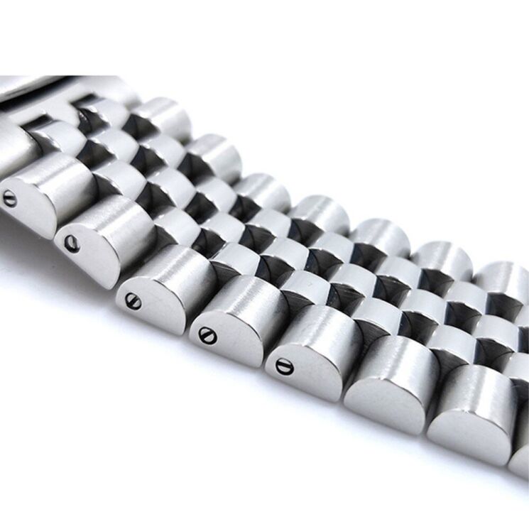 Ремінець Deexe Stainless Steel Strap для Apple Watch 42 (Series 10/11) / 41 / 40 / SE 40 / 38 - Silver: фото 6 з 8