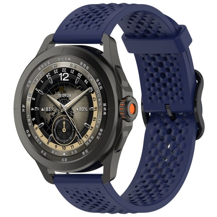 Ремешок Deexe Stellar Strap для часов с шириной крепления 22мм - Dark Blue: фото 4 из 6