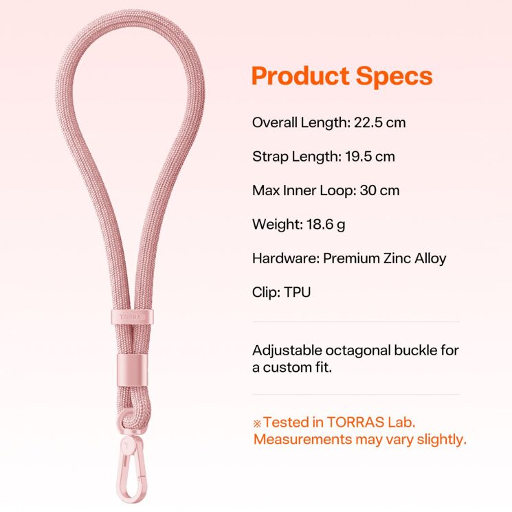 Ремешок для смартфона TORRAS LoopGo Flex Wrist - Blue: фото 6 из 7