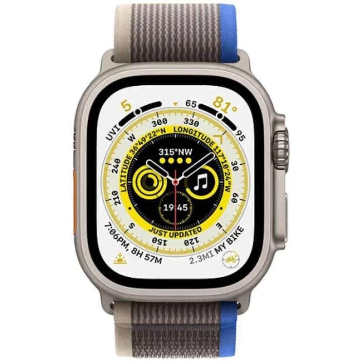 Ремінець Hoco WA14 для Apple Watch 42 (Series 10) / 41 / 40 / SE 40 / 38 - Blue / Gray: фото 3 з 7