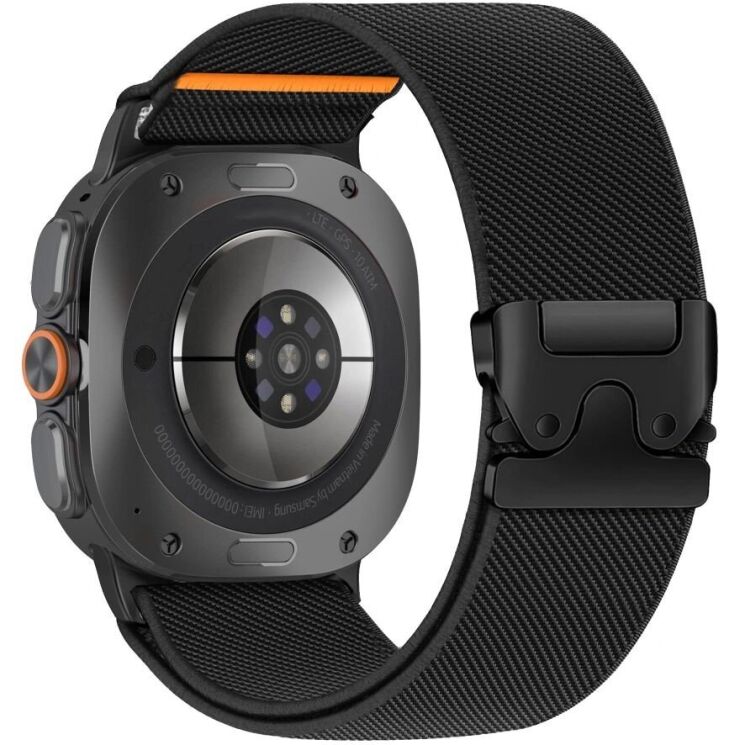 Ремешок Tech-Protect Nylon Clasp для Samsung Galaxy Watch Ultra 2/ Ultra / Ultra (2025)- 5906302325795  Black: фото 2 из 9