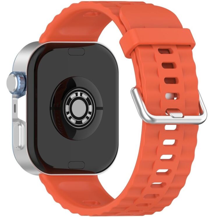 Ремешок UniCase Silicone Strap для Huawei Watch Fit 3 / Fit 4 / Fit 4 Pro - Orange: фото 1 из 7