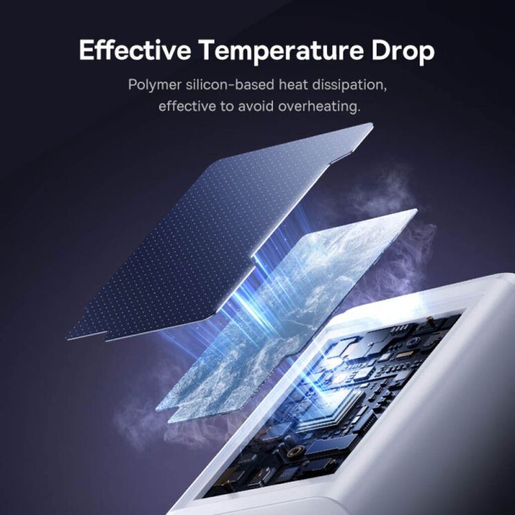 Мережевий зарядний пристрій Baseus EnerFill FE11 2C+U (100W) P10182102213-00 - White: фото 8 з 10