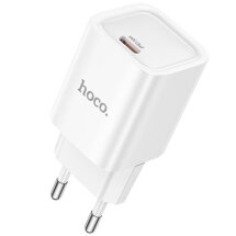 Сетевое зарядное устройство Hoco C148A PD30W (3A) - White: фото 1 из 8