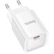 Сетевое зарядное устройство Hoco C148A PD30W (3A) - White (960162W). Фото 4 из 8