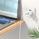 Сетевое зарядное устройство Hoco C80A Plus Rapido PD20W+QC3.0 + кабель Type-C to Lightning - White (346163W). Фото 12 из 14
