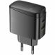 Сетевое зарядное устройство Hoco CS63A Bright PD65W (USB + Type-C) - Black (960209B). Фото 1 из 5