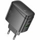 Сетевое зарядное устройство Hoco CS63A Bright PD65W (USB + Type-C) - Black (960209B). Фото 2 из 5