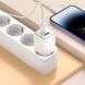 Сетевое зарядное устройство Hoco N41 PD20W+QC3.0 + кабель Type-C to Lightning - White (346183W). Фото 6 из 6