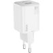 Сетевое зарядное устройство Hoco N41 PD20W+QC3.0 + кабель Type-C to Lightning - White (346183W). Фото 2 из 6
