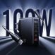 Мережевий зарядний пристрій Hoco N85 GaN 100W (3Type-C + USB) - Black (996002B). Фото 8 з 9
