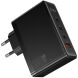 Мережевий зарядний пристрій Hoco N85 GaN 100W (3Type-C + USB) - Black (996002B). Фото 3 з 9