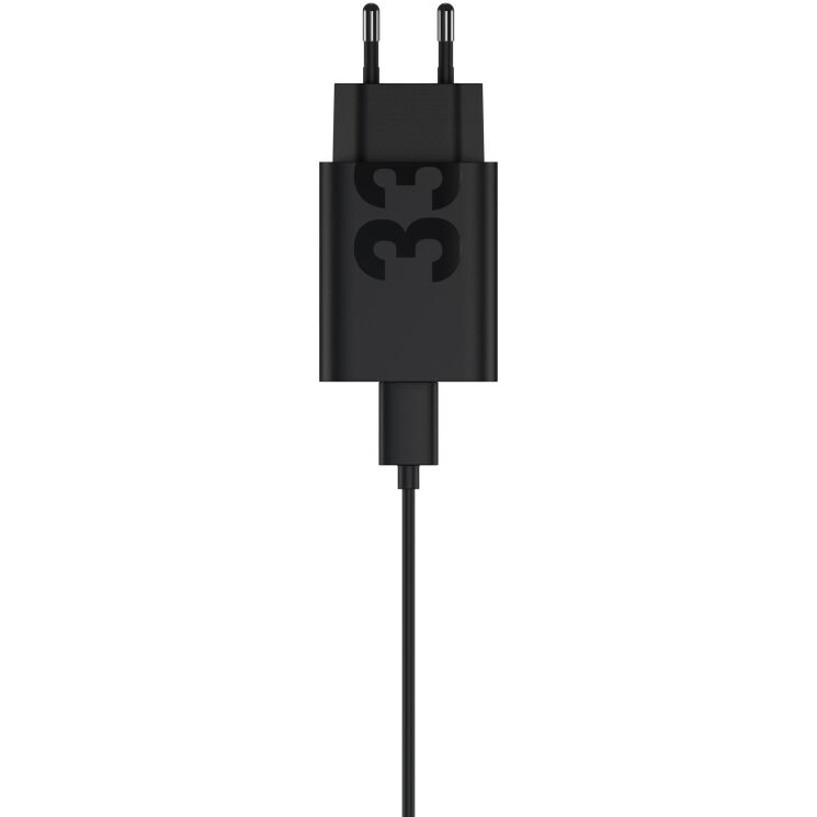 Сетевое зарядное устройство Motorola TurboPower 33W + кабель USB + Type-C (PG38C06448) - Black: фото 3 из 3
