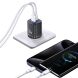 Сетевое зарядное устройство USAMS US-CC254 GaN 30W (USB + Type-C) - Black (960220B). Фото 5 из 17
