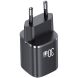 Сетевое зарядное устройство USAMS US-CC254 GaN 30W (USB + Type-C) - Black (960220B). Фото 3 из 17