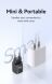 Сетевое зарядное устройство USAMS US-CC254 GaN 30W (USB + Type-C) - Black (960220B). Фото 7 из 17