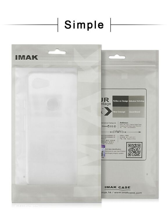 Силиконовый чехол IMAK UX-5 Series для Xiaomi Redmi K40 Gaming / Poco F3 GT - Transparent: фото 13 из 14