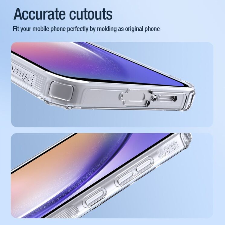 Силиконовый чехол NILLKIN Nature TPU Pro Magnetic для Samsung Galaxy A55 (A556) - Transparent: фото 16 из 19