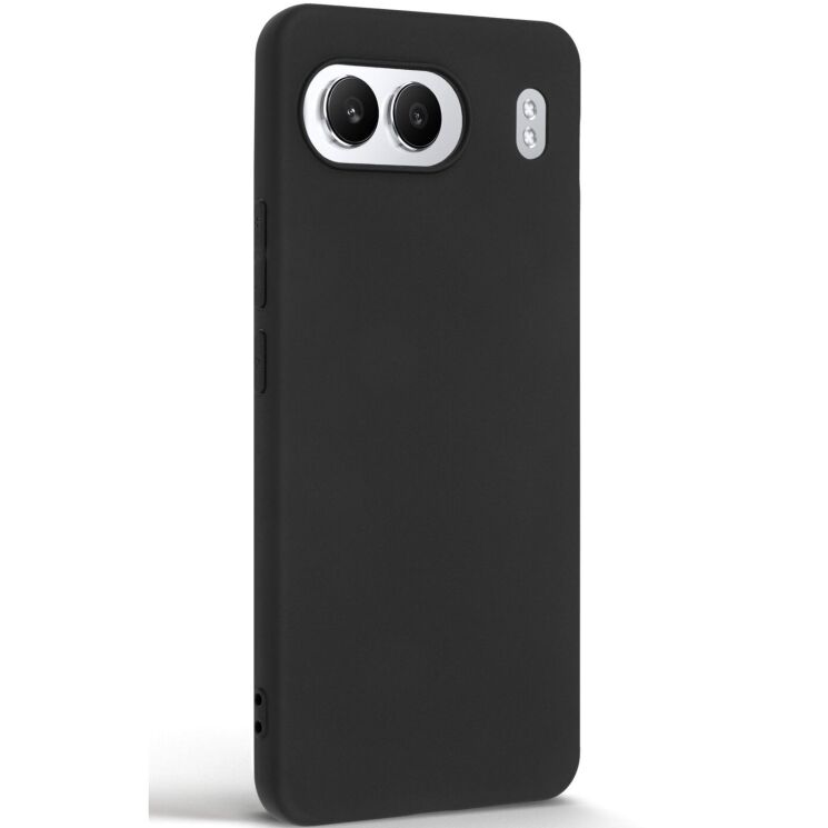 Силиконовый (TPU) чехол ArmorStandart Matte Slim Fit Camera Сoverage для OnePlus Nord 4 - Black: фото 2 из 5
