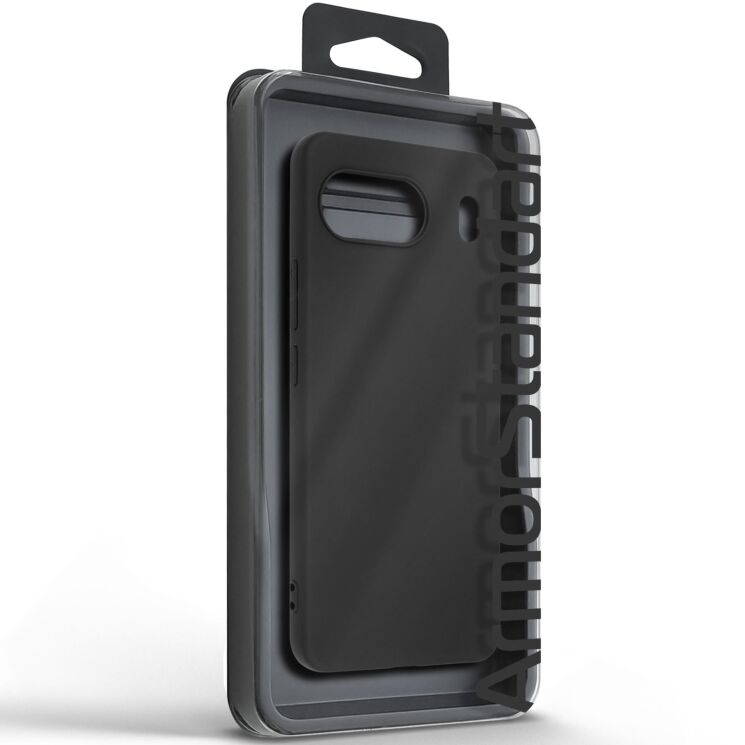 Силиконовый (TPU) чехол ArmorStandart Matte Slim Fit Camera Сoverage для OnePlus Nord 4 - Black: фото 3 из 5