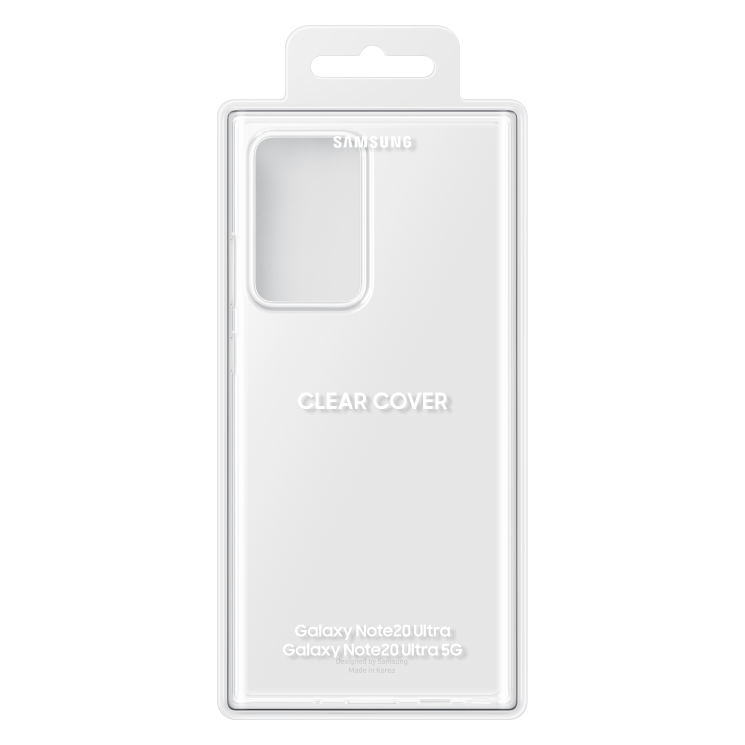 Силіконовий (TPU) чохол Clear Cover для Samsung Galaxy Note 20 Ultra (N985) EF-QN985TTEGRU - Transparent: фото 6 з 6