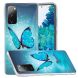 Силіконовий (TPU) чохол Deexe LumiCase для Samsung Galaxy S20 FE (G780) - Blue Butterfly (251778D). Фото 1 з 5