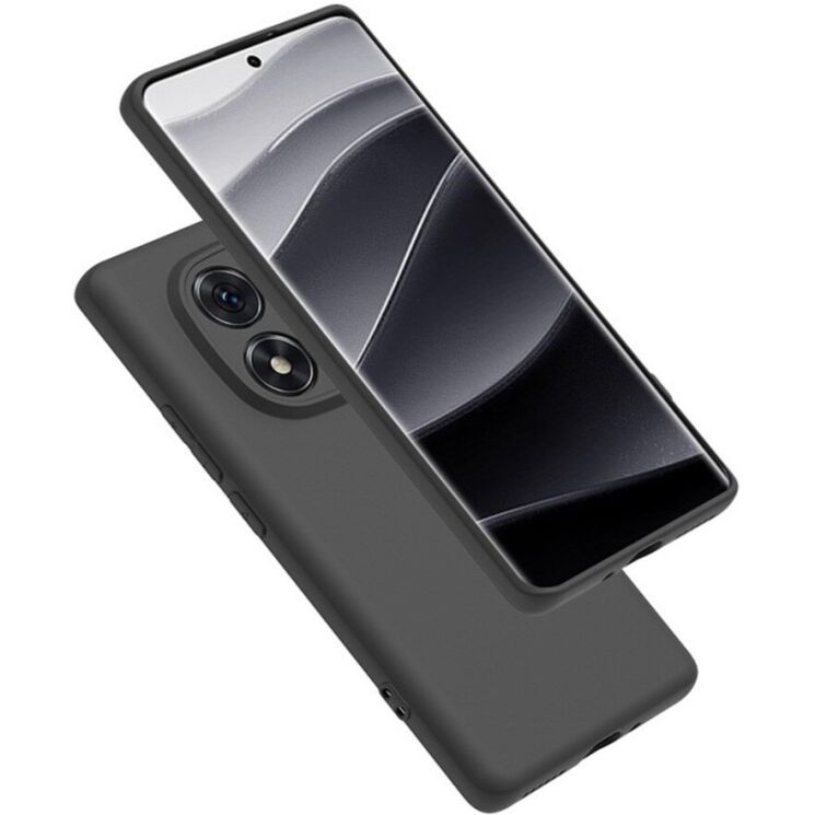 Силиконовый (TPU) чехол Deexe Matte Case для Xiaomi Redmi Note 15 (4G/5G) / Poco M8 - Black: фото 4 из 4