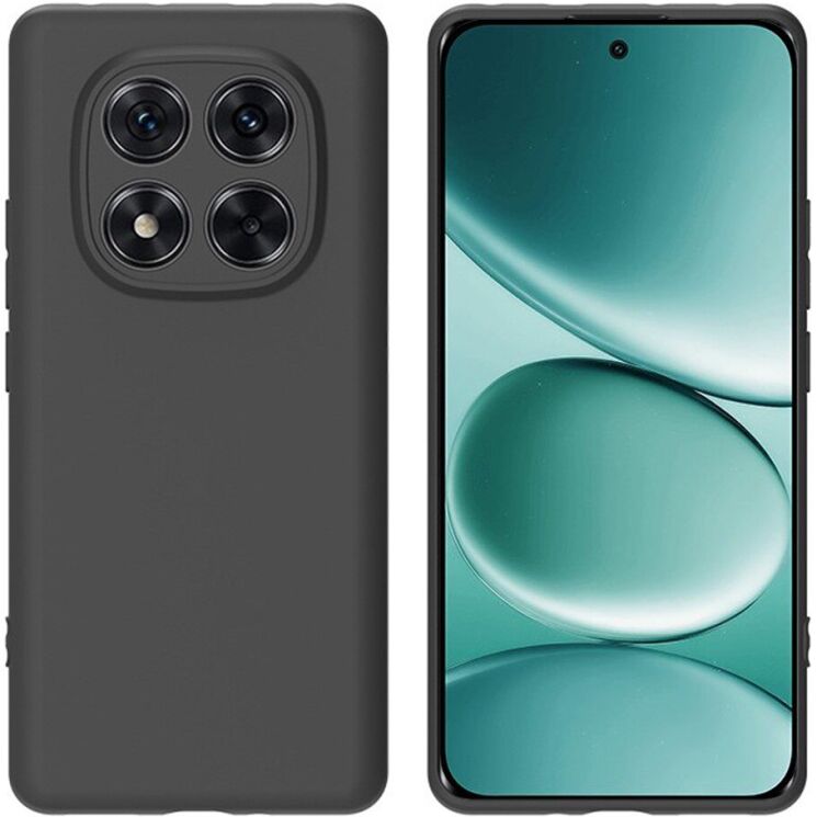 Силиконовый (TPU) чехол Deexe Matte Case для Xiaomi Redmi Note 15 (4G/5G) / Poco M8 - Black: фото 1 из 4