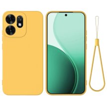 Силиконовый (TPU) чехол Deexe Silicone Case для OPPO Reno 16 - Yellow: фото 1 из 9