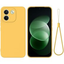 Силиконовый (TPU) чехол Deexe Silicone Case для Xiaomi Redmi Note 17 Pro Max - Yellow: фото 1 из 9