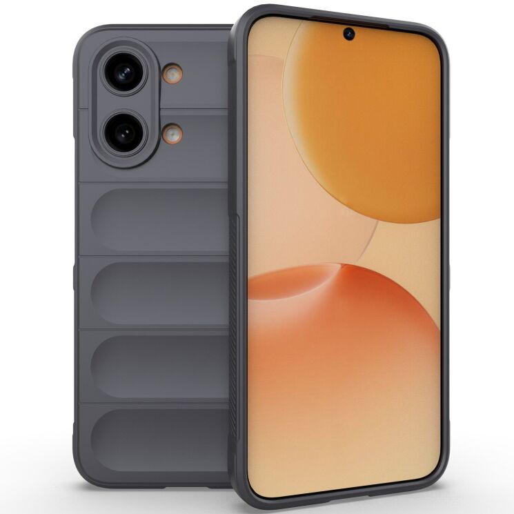 Силиконовый (TPU) чехол Deexe Terra Case для Xiaomi Poco X8 Pro Max - Dark Grey: фото 1 из 4