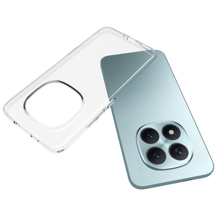 Силиконовый (TPU) чехол Deexe UltraThin для Xiaomi Redmi Note 15 Pro Plus / Poco M8 Pro 5G - Transparent: фото 4 из 5