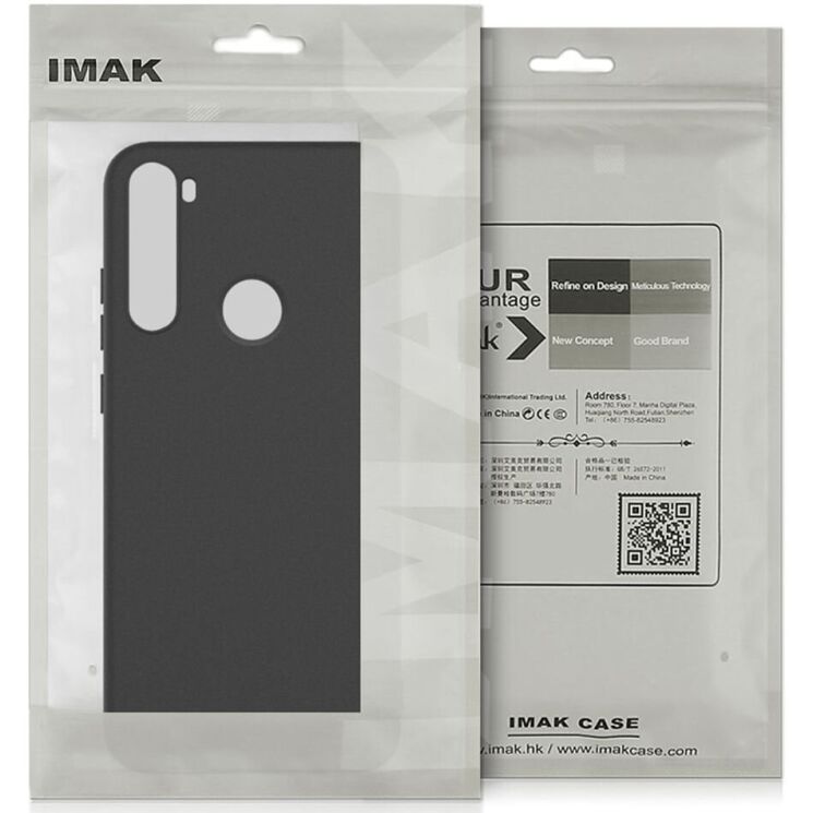 Силиконовый (TPU) чехол IMAK UC-3 Series для Motorola Edge 60 / Edge 60 Fusion - Black: фото 5 из 10