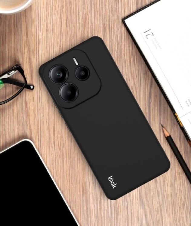 Силиконовый (TPU) чехол IMAK UC-3 Series для Xiaomi Redmi Note 14 5G - Black: фото 11 из 11