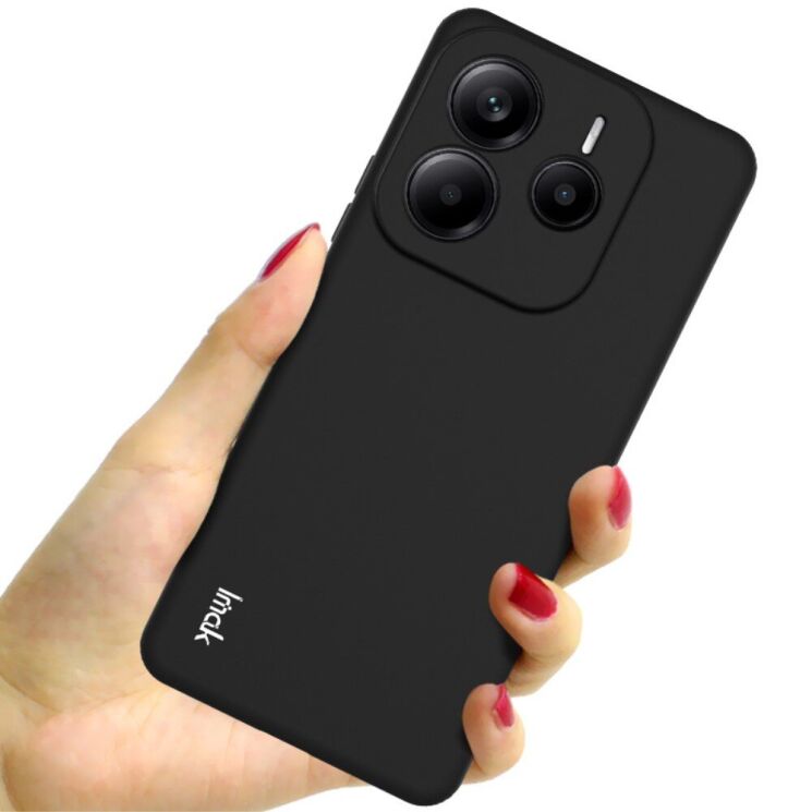 Силиконовый (TPU) чехол IMAK UC-3 Series для Xiaomi Redmi Note 14 5G - Black: фото 6 из 11