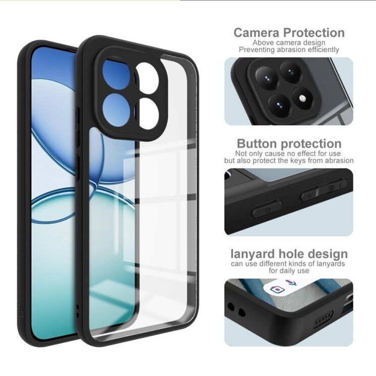 Силиконовый (TPU) чехол IMAK UX-9A Series для Xiaomi 15T - Black: фото 5 из 11