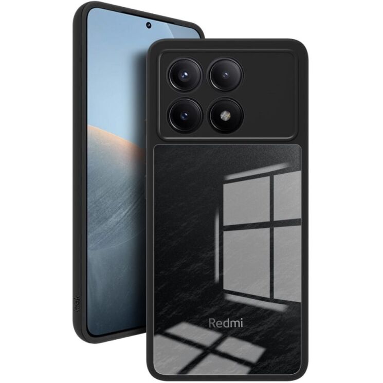 Силиконовый (TPU) чехол IMAK UX-9A Series для Xiaomi Poco F6 Pro - Black: фото 2 из 8