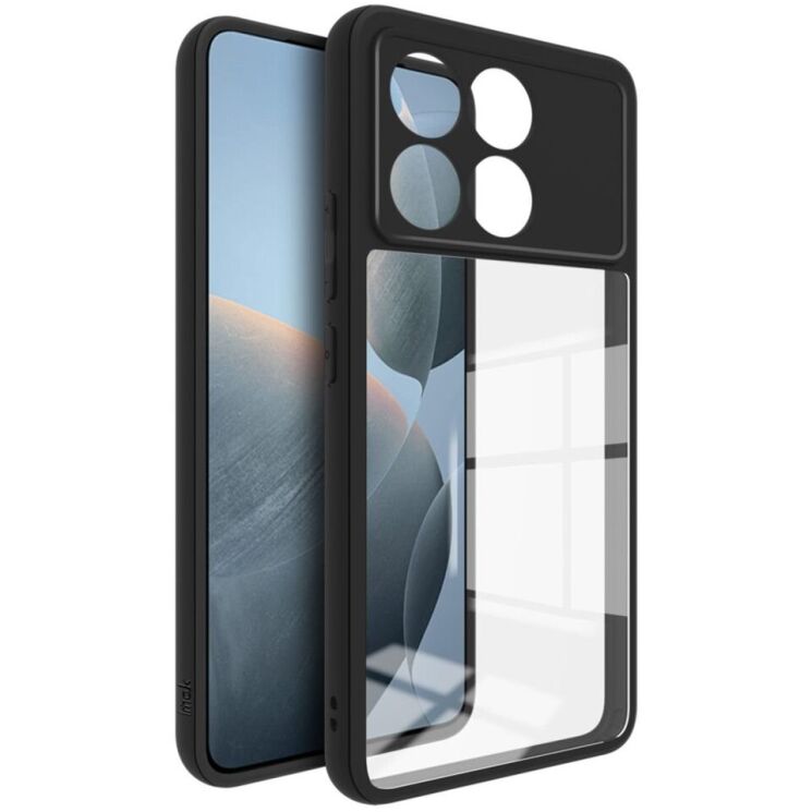 Силиконовый (TPU) чехол IMAK UX-9A Series для Xiaomi Poco F6 Pro - Black: фото 1 из 8